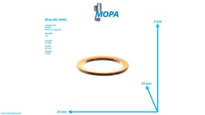 SEALING RING - 01118718 suitable for Deutz engines SEALING RING - 01118718 suitable for Deutz engines