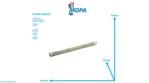 FILTER CANDLE - 02934578 suitable for MWM & Deutz engines FILTER CANDLE - 02934578 suitable for MWM & Deutz engines