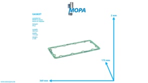 GASKET - 04071501 suitable for MWM & Deutz engines