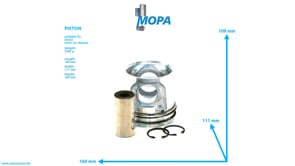 PISTON - 04501348 suitable for Deutz engines