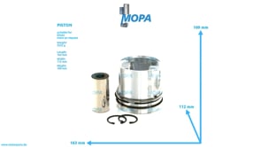 PISTON - 04501351 suitable for Deutz engines