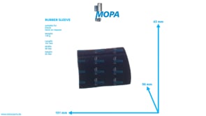 RUBBER SLEEVE - 01182638 suitable for Deutz engines