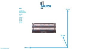 PIN - 02001119 suitable for MWM & Deutz engines