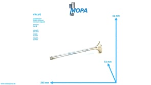 EXHAUST VALVE - 12030158 suitable for MWM & Deutz engines