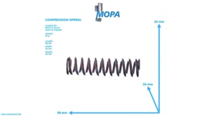 COMPRESSION SPRING - 02070884 suitable for MWM & Deutz engines