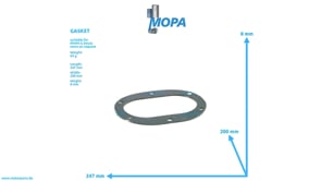 GASKET - 12300671 suitable for MWM & Deutz engines