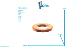 SEALING RING - 04175610 suitable for Deutz engines