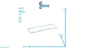 GASKET - 12302353 suitable for MWM & Deutz engines