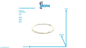 CYLINDER HEAD GASKET - 12452011 suitable for MWM & Deutz engines