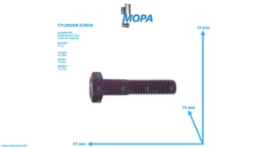 CYLINDER SCREW - 06021910411 suitable for MAN D engines