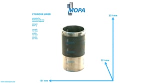 CYLINDER LINER - 51012010342 suitable for MAN D-engines