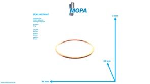 SEALING RING - 12172377 suitable for MWM & Deutz engines