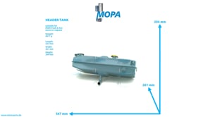 HEADER TANK - 51061026089 suitable for MAN D-engines