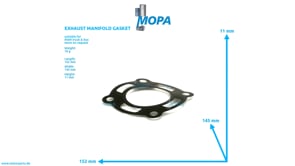 EXHAUST MANIFOLD GASKET - 51089010153 suitable for MAN D engines