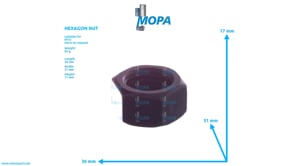 SECHSKANTMUTTER - 200934022001 passend für MTU Motoren