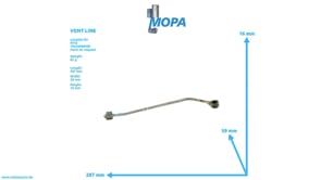 VENT LINE - 5362002758 suitable for MTU engines