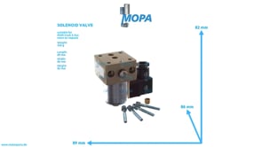 SOLENOID VALVE - 50163020002 suitable for MAN D-engines