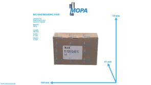 BIG END BEARING PAIR - 51024106515 suitable for MAN D-engines BIG END BEARING PAIR - 51024106515 suitable for MAN D-engines