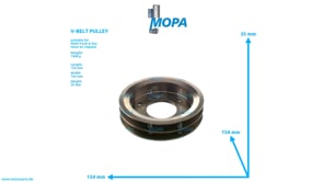 V-BELT PULLEY - 51065030169 suitable for MAN D engines