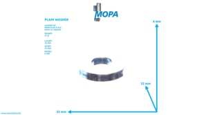 PLAIN WASHER - 51907100430 suitable for MAN D engines