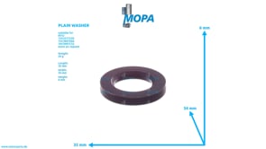 PLAIN WASHER - 5500110052 suitable for MTU engines