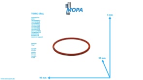 TORIC SEAL - 700429083000 suitable for MTU engines TORIC SEAL - 700429083000 suitable for MTU engines