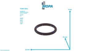 TORIC SEAL - 949656 suitable for Volvo/Volvo Penta engines
