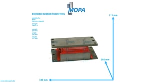 GUMMIMETALL-LAGER - 0002373912 passend für MTU Motoren