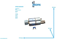 DREHZAHLAUFNEHMER - 0005351733 passend für MTU Motoren