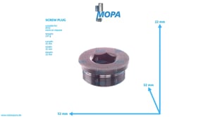 VERSCHLUSSSCHRAUBE - 000908045003 passend für MTU Motoren