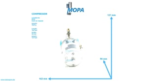 COMPRESSOR - 0051313301 suitable for MTU engines COMPRESSOR - 0051313301 suitable for MTU engines