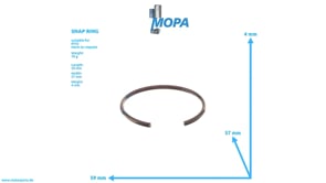 SNAP RING - 007993055200 suitable for MTU engines
