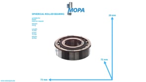 SPHERICAL ROLLER BEARING - 01109373 suitable for Deutz engines