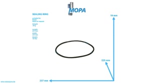 SEALING RING - 01262535 suitable for Deutz engines