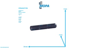 STRAIGHT PIN - 01115408 suitable for Deutz engines