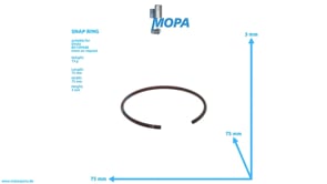 SNAP RING - 01119842 suitable for Deutz engines