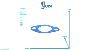 GASKET - 01120823 suitable for Deutz engines