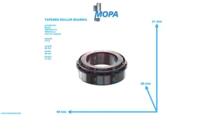 TAPERED ROLLER BEARING - 01136508 suitable for Deutz engines