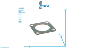 GASKET - 01157751 suitable for Deutz engines
