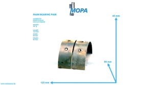 MAIN BEARING PAIR - 04002982 suitable for MWM & Deutz engines