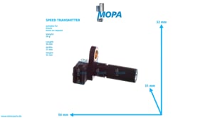 SPEED TRANSMITTER - 01182850 suitable for Deutz engines