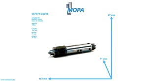 SAFETY VALVE - 04072758 suitable for MWM & Deutz engines