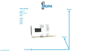 FUEL FILTER - 04120751 suitable for Deutz engines