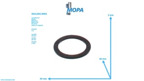 DICHTRING - 01236290 passend für Deutz Motoren DICHTRING - 01236290 passend für Deutz Motoren