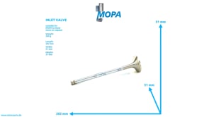 INLET VALVE - 12030161 suitable for MWM & Deutz engines