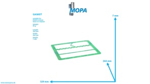 GASKET - 12141952 suitable for MWM & Deutz engines