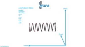 COMPRESSION SPRING - 02032313 suitable for MWM & Deutz engines