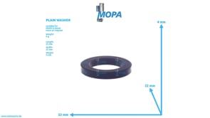 PLAIN WASHER - 02106415 suitable for MWM & Deutz engines