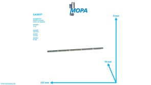 GASKET - 12161807 suitable for MWM & Deutz engines