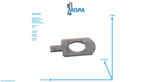 UNTERLEGPLATTE - 02123119 passend für MWM & Deutz Motoren